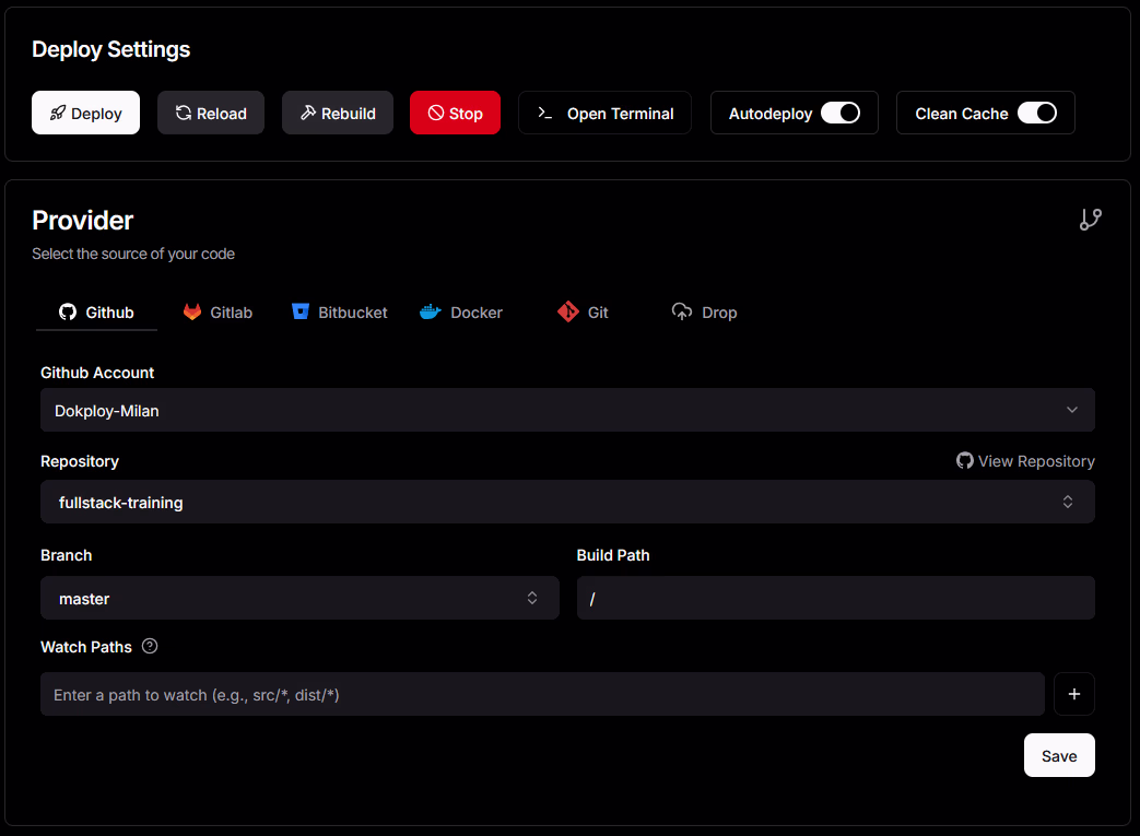Creating account